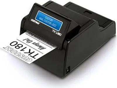 Obrázok produktu pre CUSTOM TK180, tepelný prenos, 300 x 300 DPI, 200 mm/s, káblový, čierny