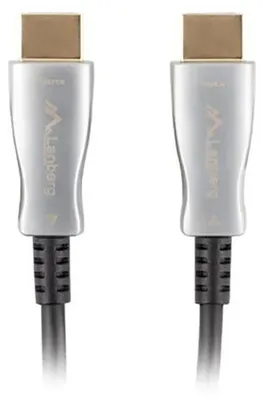 Produktbild von LANBERG HDMI-Kabel M/M V2.0 100m 4K optisch AOC schwarz