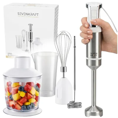 Image de Mixeur plongeant, puissance 1800W, 20 vitesses, capacité inférieure à 1 litre, CE, multifonction (5 en 1)