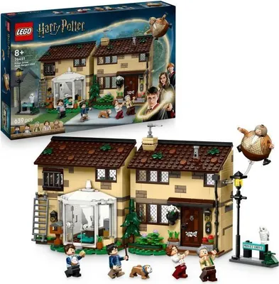 Zdjęcie produktu dla LEGO Harry Potter 76451 Privet Drive Wizyta ciotki Marge, Zestaw konstrukcyjny, 639 elementów, 8+ lat, 5 minifigurek