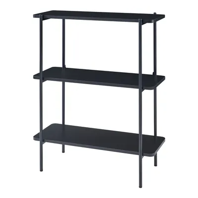 Produktbild von Standregal ‘Samnanger’ mit 3 Ablagen 100 x 80 x 34 cm Schwarz