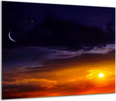 Produktbild von Herdabdeckplatten Glaskeramikkochfeld-Abdeckung Spritzschutz Glas 60x52cm Himmel