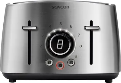 Immagine prodotto di Sencor STS 5070SS tostapane 9 4 fetta/e 1600 W Acciaio inox