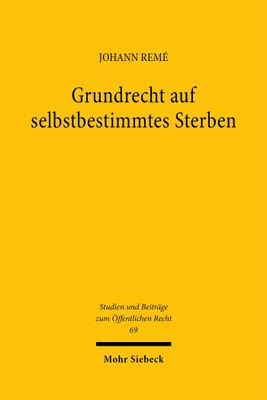 Produktbild von Grundrecht auf selbstbestimmtes Sterben