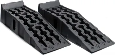 Produktbild von XPOtool Auffahrrampen bis 5t aus Kunststoff 2 Stück Stabile Autorampen für schwerere Fahrzeuge Pkw Auto Kfz Rampe