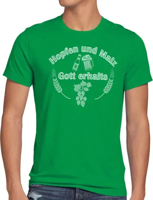 Produktbild von style3 Hopfen und Malz Herren T-Shirt Gott erhalts Fun Funshirt Bier Spruchshirt
