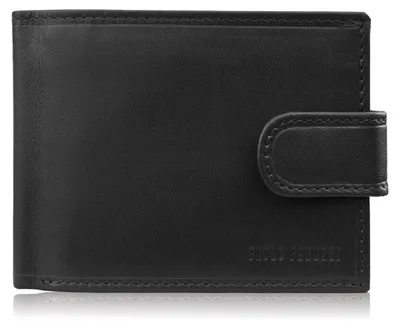 Produktbild von Herren Ledergeldbörse klassisch schwarz RFID Paolo Peruzzi AL-16-BL
