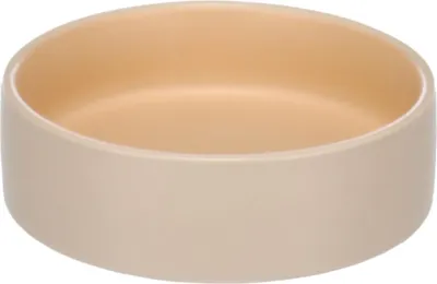 Produktbild von Flamingo Futter- und Trinknapf Anca rund beige/orange, Fassungsvermögen: 200 ml