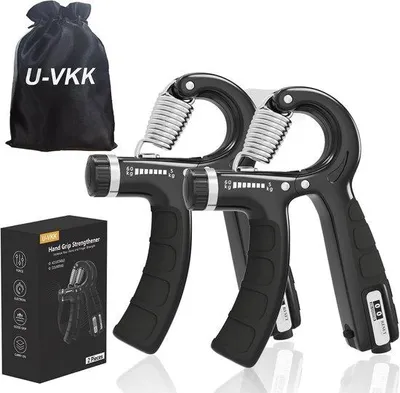 Produktbild von Famanu Handtrainer Verstellbar - Set von 2 - 5-60 kg für Unterarmtraining