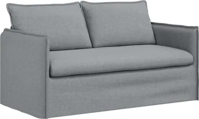 Produktbild von vidaXL Sofa Hellgrau 156 x 82 x 85 cm Stoff