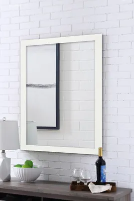 Imagen del producto de Skye Decor, con marco - Blanco, Espejo decorativo, 100% plástico, blanco, 40 x 55 cm