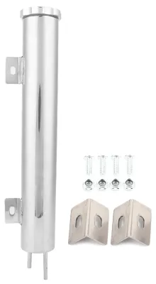 Produktbild von 2 x 13 Zoll Edelstahl-Kühlmittel-Überlaufbehälter, universelles Autozubehör