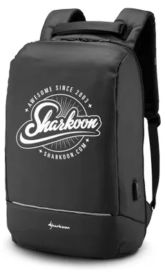 Produktbild von Sharkoon Backpack - Rucksack - Schultergurt - 627 g - Schwarz