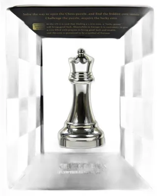 Obrázok produktu pre Łamigłówka Cast Szachy Queen Silver