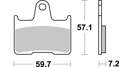 Produktbild von Bremsbelag SBS 984RQ (Satz pro Scheibe) Road Racing Carbon Tech