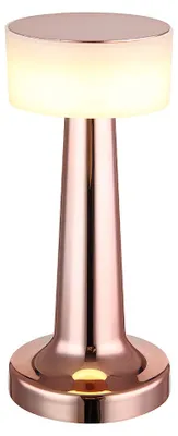 Produktbild von LED Tischleuchte, dimmbar, USB, kupferfarben, H 21,5 cm