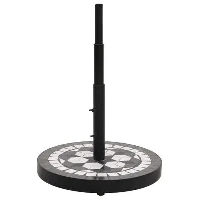 Immagine prodotto di Base per Ombrellone Nero e Bianco Rotonda 12 kg