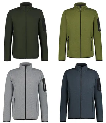 Produktbild von Icepeak Bredstedt Midlayer Herren ohne Kapuze, Größe:L, Farbe:Rauch