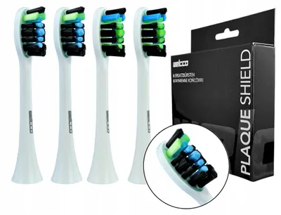 Image de Welcco Têtes Brosse Sonique Remplacement Vitammy Blanc (4 pcs)