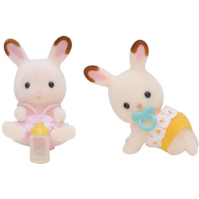 Zdjęcie produktu dla Sylvanian Families Bliźniaki Królików z Czekoladowymi Uszkami figurki