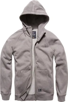 Produktbild von Vintage Industries Basing Kapuzensweatshirt Farbe: Grau, Grösse: S