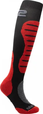Obrázok produktu pre SIXS MOT2 Merino podkolienky čierne/červené III.