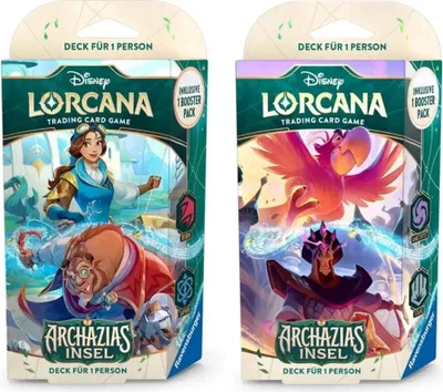 Produktbild von Disney Lorcana: Archazias Insel - Starter Deck Display mit 8 Starter Decks (Deutsch)