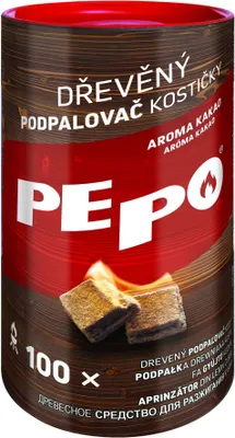 Produktbild von PE-PO drevený podpaľovač – 100 podpalov