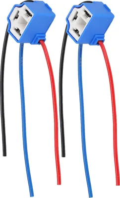 Produktbild von 2ks H4 keramická zásuvka koleno svetlometu s káblom 1mm 1224V