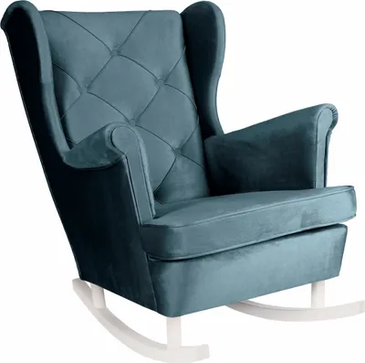 Produktbild von Křeslo Schaulk Křeslo do obývacího pokoje Velvet lounge chair Televizní křeslo Relaxační křeslo Křeslo do obývacího pokoje Křeslo ke kávě Křeslo, 102 x 81 x 95 cm, modrá barva