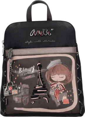 Produktbild von Anekke Freizeitrucksack Rucksack Mademoiselle 2-Compartment Backpack Multicolor mehrfarbig