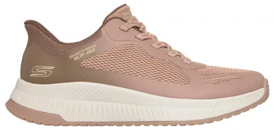 Produktbild von Skechers Damen Bobs Squad 4 Staple Look Turnschuhe, Brown Hot Melt Mesh Multi Tr