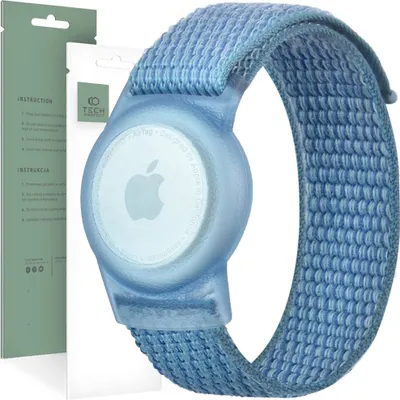 Produktbild von Tech-Protect Nylon Pre Kids Apple Airtag Modrá