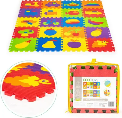 Produktbild von Lernmatte EVA-Schaumpuzzle 20 Elemente 148x119cm