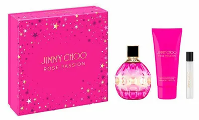 Obrázok produktu pre Jimmy Choo Jimmy Choo Rose Passion Gift Set - 100 ml Eau de Parfum Spray + 7,5 ml Eau de Parfum + 100 ml Body Lotion - Darčeková sada pre ženy