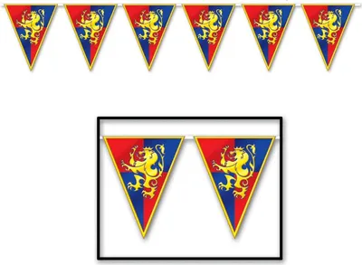 Image de Chaîne de fanions médiévale