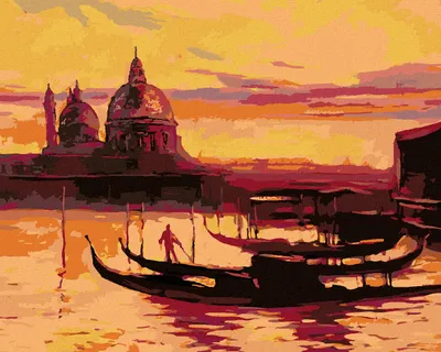 Produktbild von Zuty - Malen nach Zahlen - ABENDS IN VENEDIG, 40x50 cm, ohne Keilrahmen