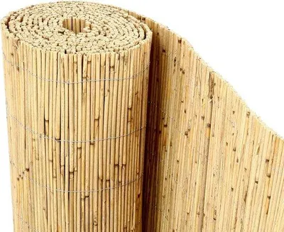 Produktbild von Famanu Rietenmatte 200 cm hoch x 600 cm breit - Ideal für Sichtschutz und Gartendekoration