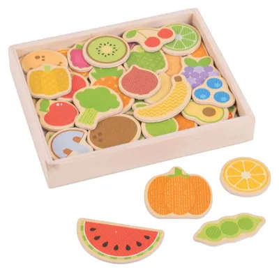 Produktbild von Bigjigs Toys Obst- und Gemüsemagnete