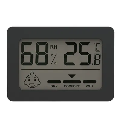 Produktbild von Digitales Innenthermometer Hygrometer Zuhause Genauer Temperatur-Feuchtigkeitsmesser Monitor mit Komfortanzeige ¡æ/šH Schaltstaender fuer Heimbuero Babyzimmer Gewaechshaus