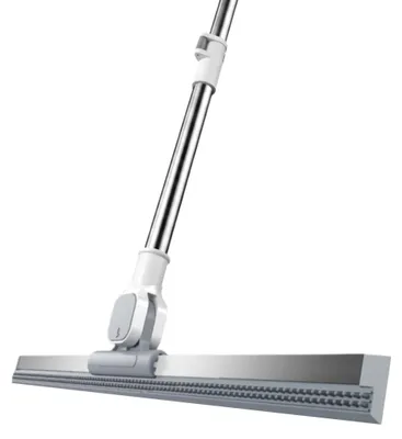 Image de Grattoir avec joint en silicone - Raclette pour nettoyer les douches, les salles de bains, les terrasses, les piscines, les garages, les cuisines, les murs et les plafonds