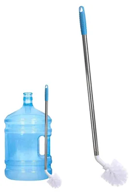 Produktbild von Flaschenbürste mit langem Griff, Reinigungsbürste für Gallonenflaschen, extra flexible 61 cm Bürsten, mit rutschfestem Griff, für 3-5 Gallonen Glasflaschen