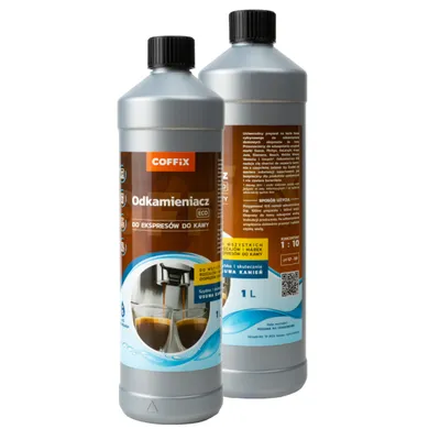 Zdjęcie produktu dla Duży odkamieniacz do ekspresu płyn Uniwersalny ECO do odkamieniania 1000ml