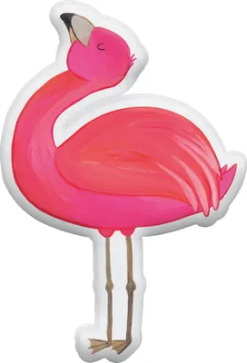 Produktbild von Mr. & Mrs. Panda Dekokissen Flamingo Stolz 25 cm - Weiß - Geschenk, Rosa, Mama, Freundin, Tochter, Plüschtier, Kuscheltier, Zierkissen, Kuschelkissen, Stofftier