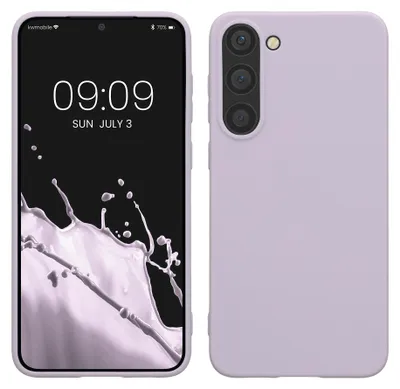 Produktbild von kwmobile Handyhülle für Samsung Galaxy S23 Plus Hülle - TPU Case - Kabelloses Laden - Schutzhülle Cover in Lavendel