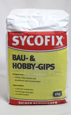 Produktbild von Sycofix - Bau- und Hobbygips 5 kg