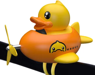 Produktbild von Enten-Spielzeugauto-Ornamente, gelbe Armaturenbrett-Dekorationen, Flugzeugangriff