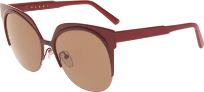 Image de Marni CURVE ME101S RED VIOLET/ORANGE RED 56/17/140 Lunettes de soleil pour femmes