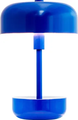 Produktbild von Tischlampe, Kabellos Dimmbar Tischleuchte, Led Tischleuchte Metall, Leselampe, USB Wiederaufladbare, Haipot blau