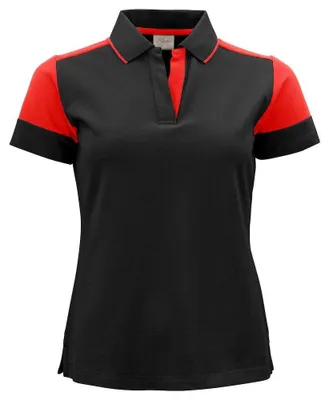 Productafbeelding van Printer - "Prime" poloshirt voor dames, model ET641 (maat L) (zwart/oranje)